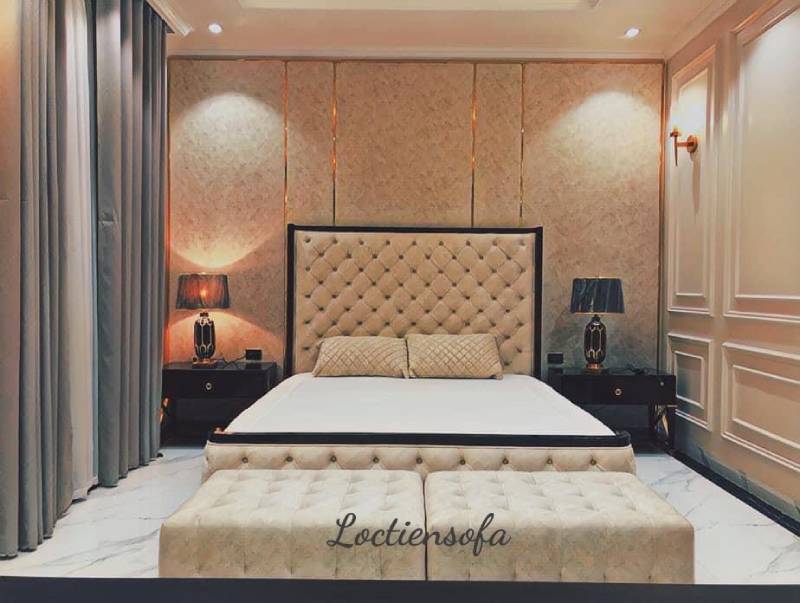 công trình giường ngủ biệt thự lạng sơn