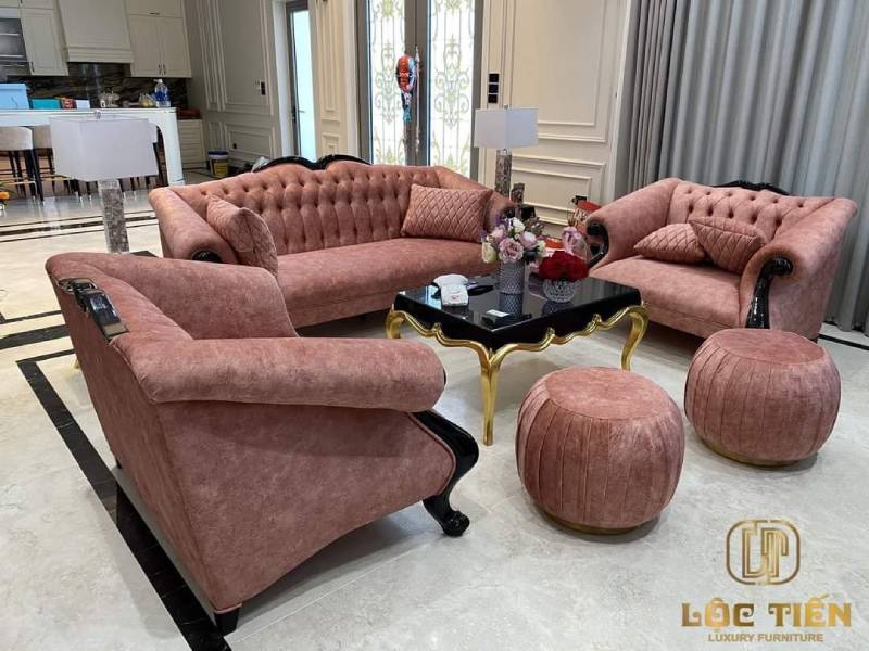 công trình sofa biệt thự lạng sơn