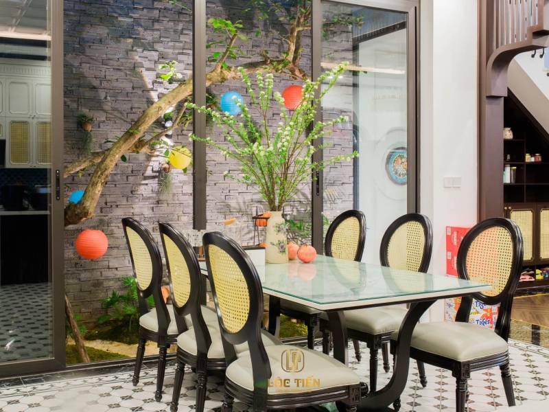 công trình bộ bàn ghế ăn ở quảng bình