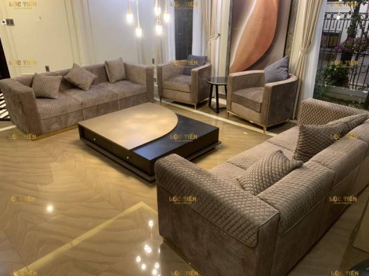 công trình bộ sofa cao cấp ở tp hải phòng