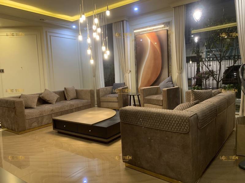 công trình bộ sofa cao cấp ở tp hải phòng