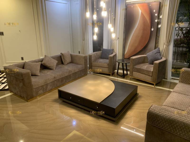 công trình bộ sofa cao cấp ở tp hải phòng