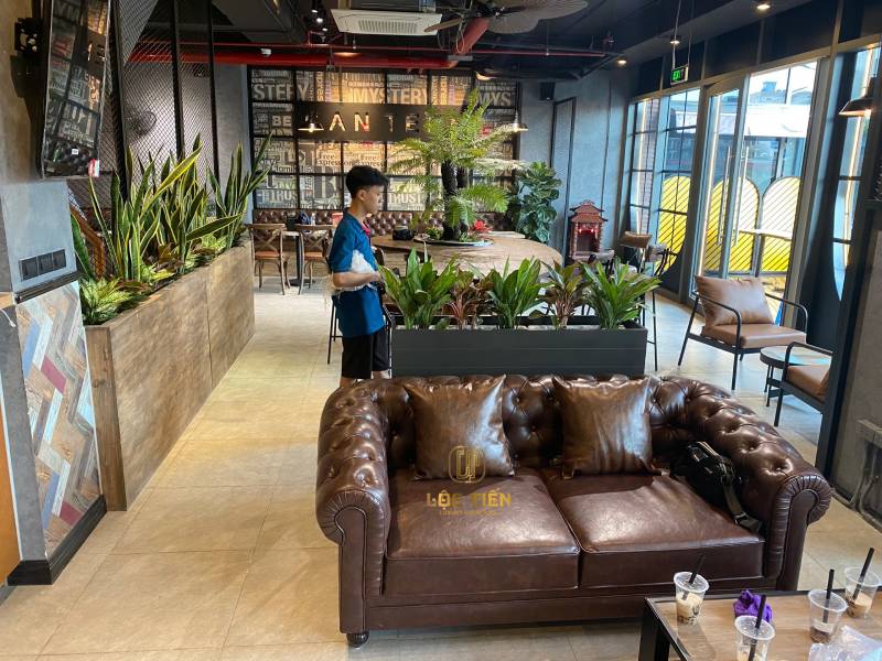 set up nội thất quán cafe ở bắc giang