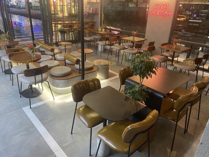 set up nội thất quán cafe ở bắc giang