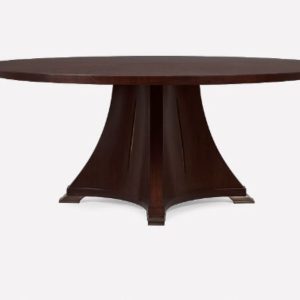 BÀN ĂN TRÒN SANG TRỌNG CELINE 1300x750 Gỗ óc chó