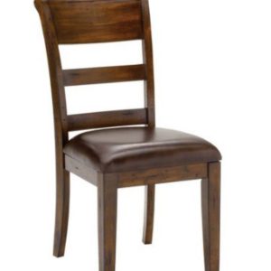 GHẾ ĂN JUPITS Gỗ óc chó Da bò Ý