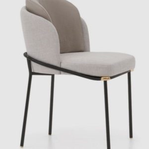 GHẾ ĂN HIỆN ĐẠI FIL NOIR Da bò Ý