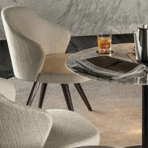GHẾ ĂN HIỆN ĐẠI MINOTTI ALADADT Vải da cao cấp