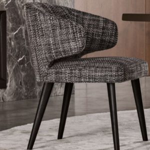 GHẾ ĂN HIỆN ĐẠI MINOTTI MATISST Da bò Ý