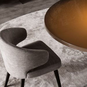 GHẾ ĂN HIỆN ĐẠI MINOTTI MATISST Da bò Ý