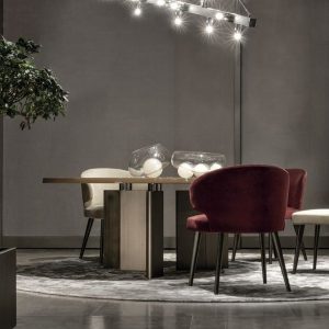 GHẾ ĂN HIỆN ĐẠI MINOTTI MATISST II Vải da cao cấp