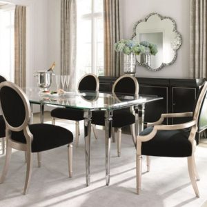 GHẾ ĂN SANG TRỌNG CHIT Không tay Gỗ ASH Vải da cao cấp