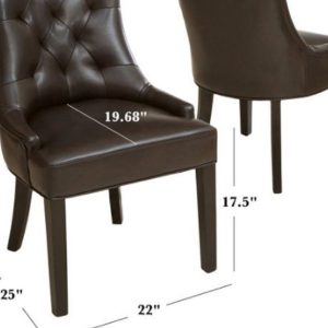 GHẾ ĂN TÂN CỔ ĐIỂN LABELL Gỗ gõ đỏ Vải da cao cấp