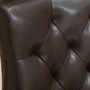 GHẾ ĂN TÂN CỔ ĐIỂN LABELL Gỗ gõ đỏ Vải da cao cấp