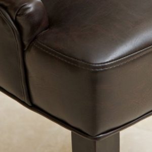 GHẾ ĂN TÂN CỔ ĐIỂN LABELL Gỗ gõ đỏ Vải da cao cấp