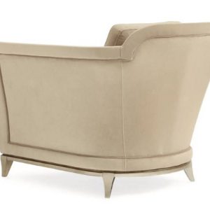 Ghế sofa đơn tân cổ điển BEND THE RULES gỗ ash da bò Ý