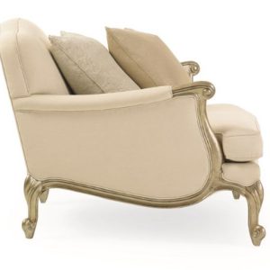 Ghế đơn tân cổ điển SAVOIR FAIRE gỗ ash da bò Ý hãng Masstrotto