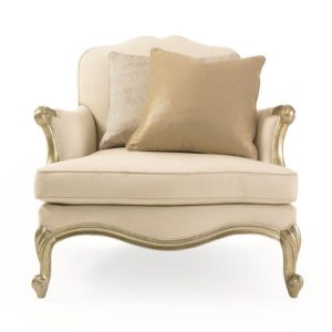 Ghế đơn tân cổ điển SAVOIR FAIRE gỗ ash da bò Ý hãng Masstrotto