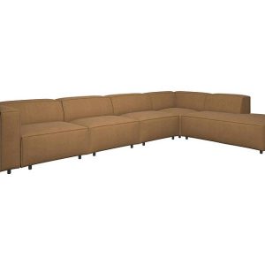 Sofa góc hiện đại CAMARON 2600x1800 da bò Ý hãng Masstrotto