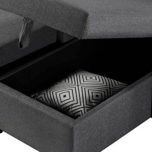 Sofa hiện đại Pherarius 2100x1450 da bò Ý