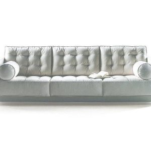 Sofa hiện đại rút trám LANRIOO 2300x850x850 da bò Ý hãng Masstrotto