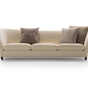 Sofa hiện đại sang trọng FLIGHT gỗ ash da bò Ý hãng Masstrotto