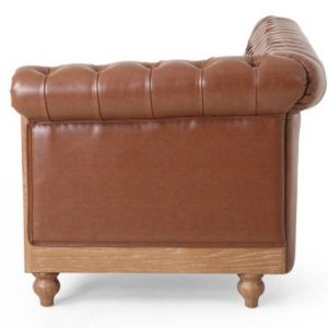 Sofa rút trám tân cổ điển NAPALOO 2650x2650 da bò Ý