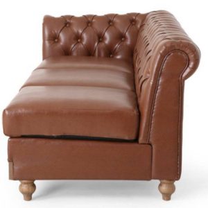 Sofa rút trám tân cổ điển NAPALOO 2650x2650 da bò Ý