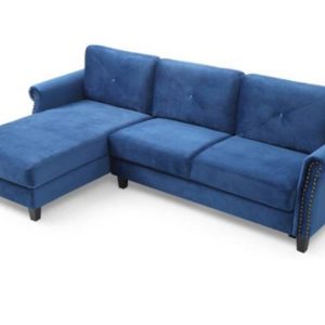 Sofa rút trám tân cổ điển PITERET 2800x1750 da bò Ý