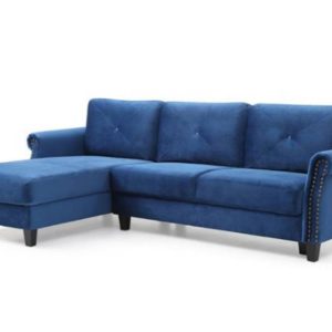 Sofa rút trám tân cổ điển PITERET 2800x1750 da bò Ý
