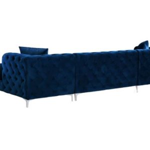 Sofa rút trám tân cổ điển WANESL 2900x1850 vải/da cao cấp
