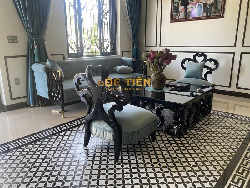 công trình sofa tân cổ điển tại hà nam