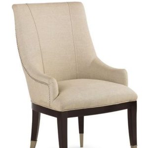 GHẾ ĂN TÂN CỔ ĐIỂN CARACOLE Vải da tiêu chuẩn Gỗ Óc Chó