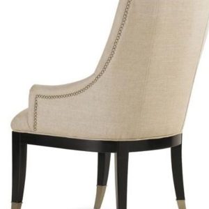 GHẾ ĂN TÂN CỔ ĐIỂN CARACOLE Vải da tiêu chuẩn Gỗ Óc Chó