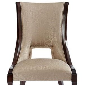 GHẾ ĂN TÂN CỔ ĐIỂN KENVIN ANDTONS Vải da tiêu chuẩn Gỗ Óc Chó