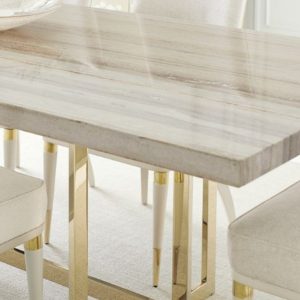 GHẾ ĂN TÂN CỔ ĐIỂN KENVIN AUTONS Gỗ Gõ Đỏ Gỗ Hương Đá Da bò Ý