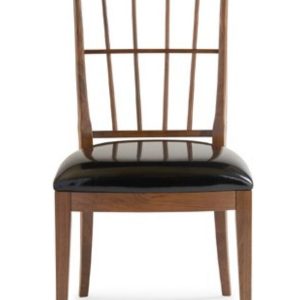 GHẾ ĂN TÂN CỔ ĐIỂN MOUCUS Vải da tiêu chuẩn Gỗ Óc Chó