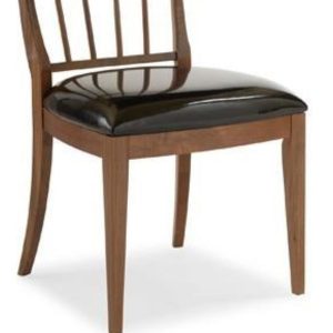 GHẾ ĂN TÂN CỔ ĐIỂN MOUCUS Vải da tiêu chuẩn Gỗ Óc Chó