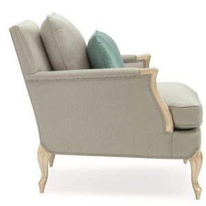 Ghế đơn tân cổ điển AN ARM AND A LEG gỗ gõ đỏ hương đá 4