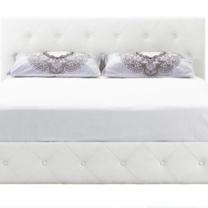 GIƯỜNG BỌC NỆM AMIAL 1800x2000 Da bò Ý hãng Masstrotto