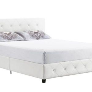 GIƯỜNG BỌC NỆM AMIAL 1800x2000 Da bò Ý hãng Masstrotto