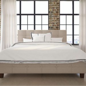 GIƯỜNG BỌC NỆM ENTER 1800x2000 vải da cao cấp