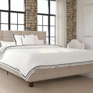 GIƯỜNG BỌC NỆM ENTER 1800x2000 vải da cao cấp