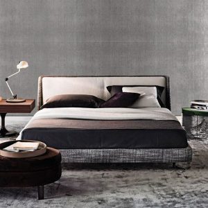 GIƯỜNG HIỆN ĐẠI SPENCER Kích thước lọt đệm 1800x2000,Vải da tiêu chuẩn