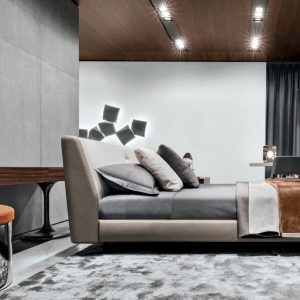 GIƯỜNG HIỆN ĐẠI SPENCER Kích thước lọt đệm 1800x2000,Vải da tiêu chuẩn