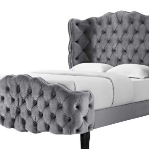 GIƯỜNG RÚT TRÁM TÂN CỔ ĐIỂN KELAEN 1800x2000,Da bò Ý