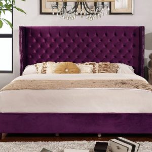 GIƯỜNG RÚT TRÁM TÂN CỔ ĐIỂN LUWKEE 1800x2000x1400 Da bò Ý