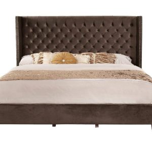 GIƯỜNG RÚT TRÁM TÂN CỔ ĐIỂN LUWKEE 1800x2000x1400 Da bò Ý