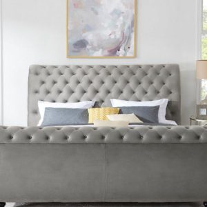 GIƯỜNG RÚT TRÁM TÂN CỔ ĐIỂN MADL 1800x2000,Da bò Ý