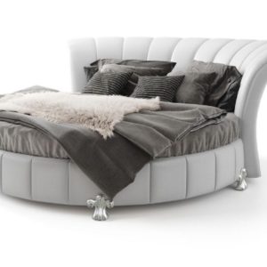 GIƯỜNG TRÒN SANG TRỌNG ATEMIS 1800x2000 Vải da tiêu chuẩn